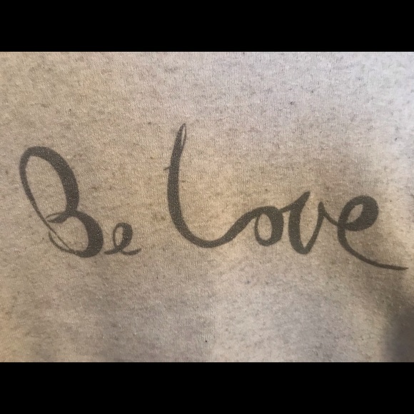 Be Love brand, cream coloured cozy sweatshirt. - Picture 2 of 3